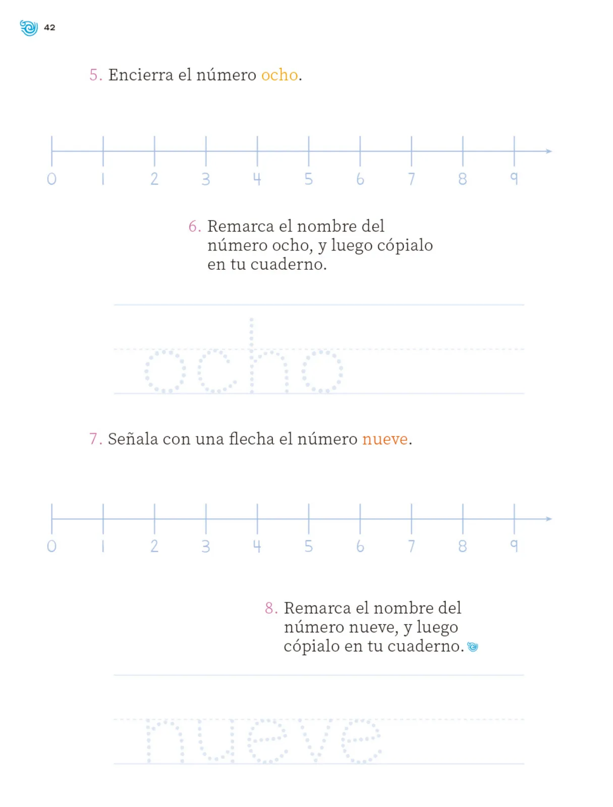 Miniatura página 43 de Múltiples lenguajes. Trazos y números.   Libro de Educación Primaria Grado 1°  Ciclo Escolar 2025 - 2026