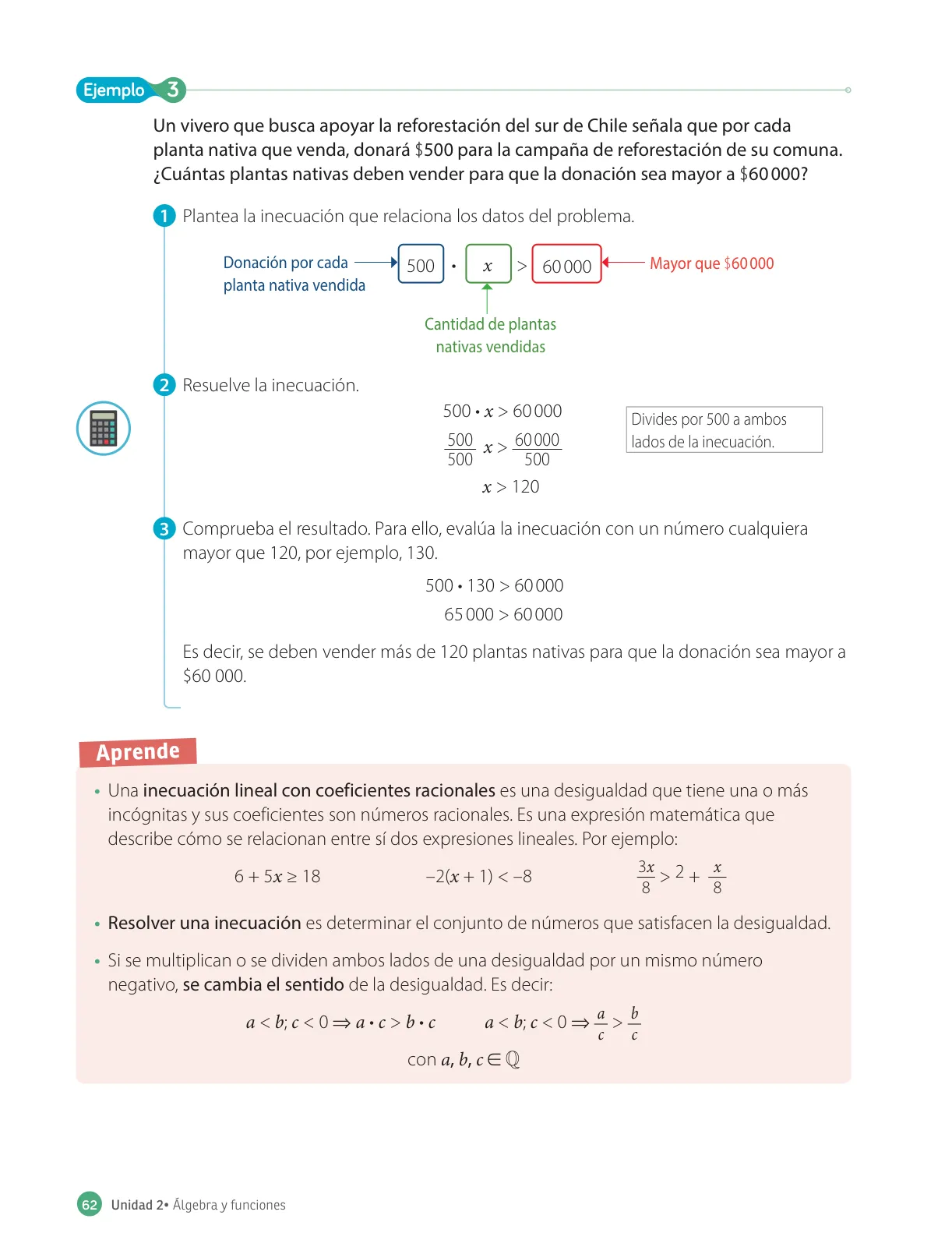 Miniatura página 64 de Matemática – Octavo Básico | Texto del Estudiante MINEDUC – Descargar PDF · 2024