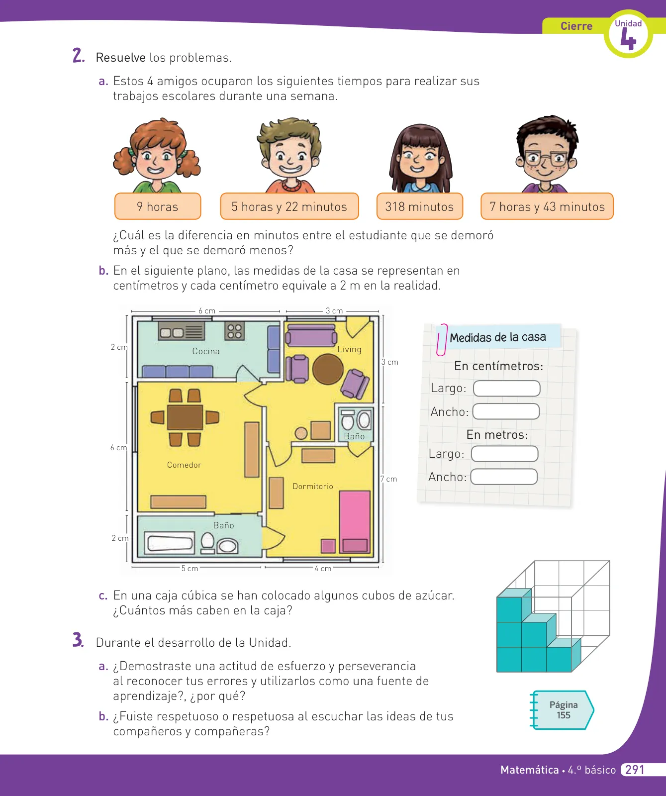 Página 190 de Matemática – Cuarto Básico | Texto del Estudiante MINEDUC – Descargar PDF · 2024
