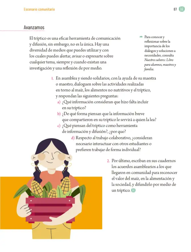 Página 90 de Proyectos Comunitarios. Libro de Educación Primaria Grado 5° Ciclo Escolar 2025 - 2026