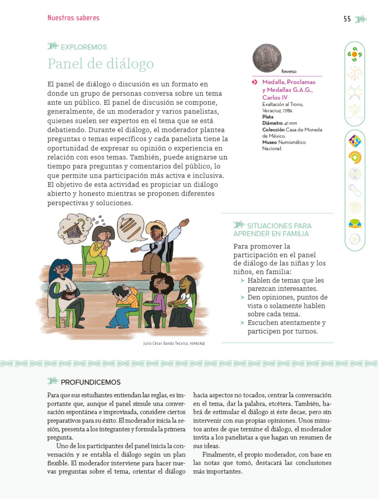 Miniatura página 56 de Nuestros saberes: Libro para alumnos, maestros y familia.   Libro de Educación Primaria Grado 5°  Ciclo Escolar 2025 - 2026