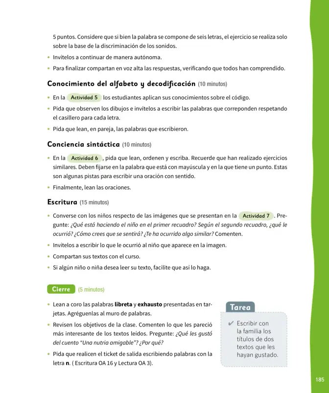 Página 186 de Lenguaje y Comunicación – Primero Básico | Texto del Estudiante MINEDUC – Descargar PDF · 2024
