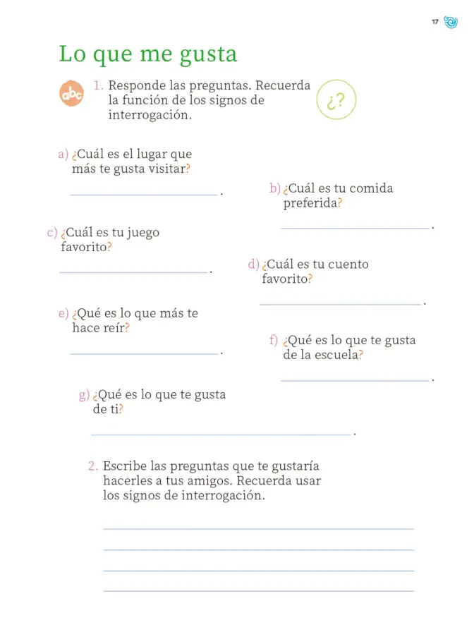 Página 18 de Múltiples lenguajes. Trazos y palabras. Libro de Educación Primaria Grado 2° Ciclo Escolar 2025 - 2026