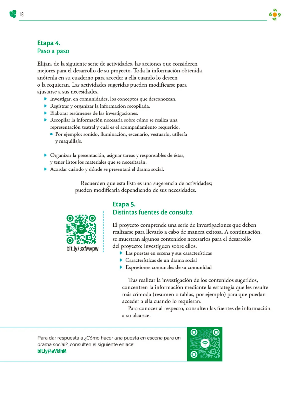 Página 19 de Colección Nanahuatzin. Nuestro libro de Proyectos.  Tomo III.  Libro de Educación Telesecundaria Grado 3°  Ciclo Escolar 2025 - 2026