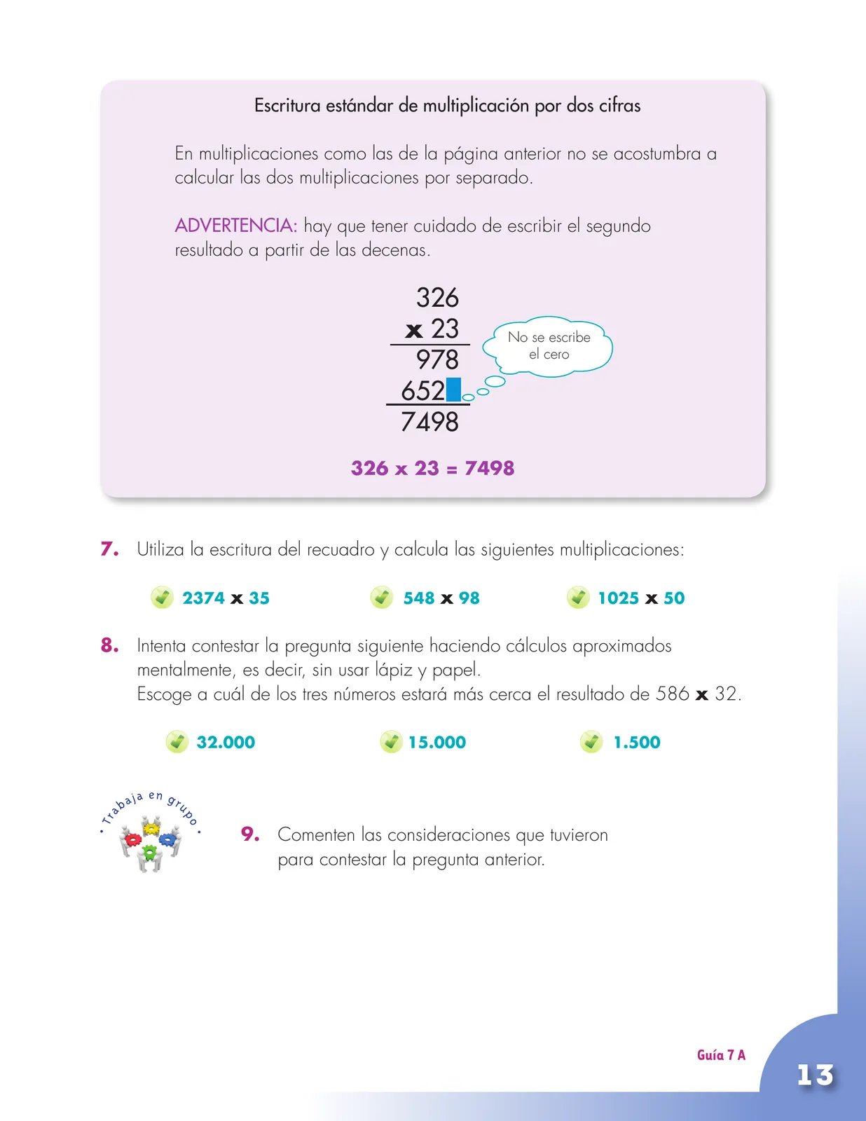 Página 13 de Matematica 5° · Cartilla 02