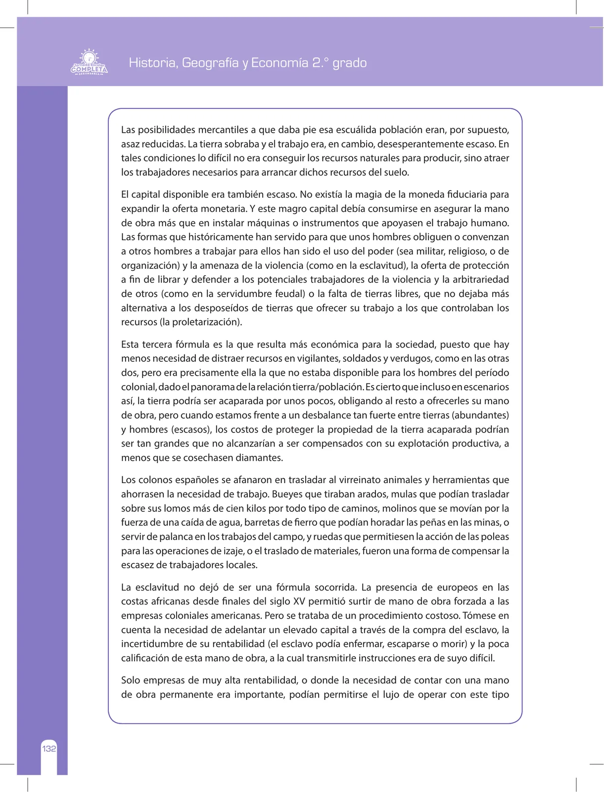 Página 132 de Historia, Geografía y Economía 2 : cuaderno de reforzamiento pedagógico - JEC ﻿ · 2016