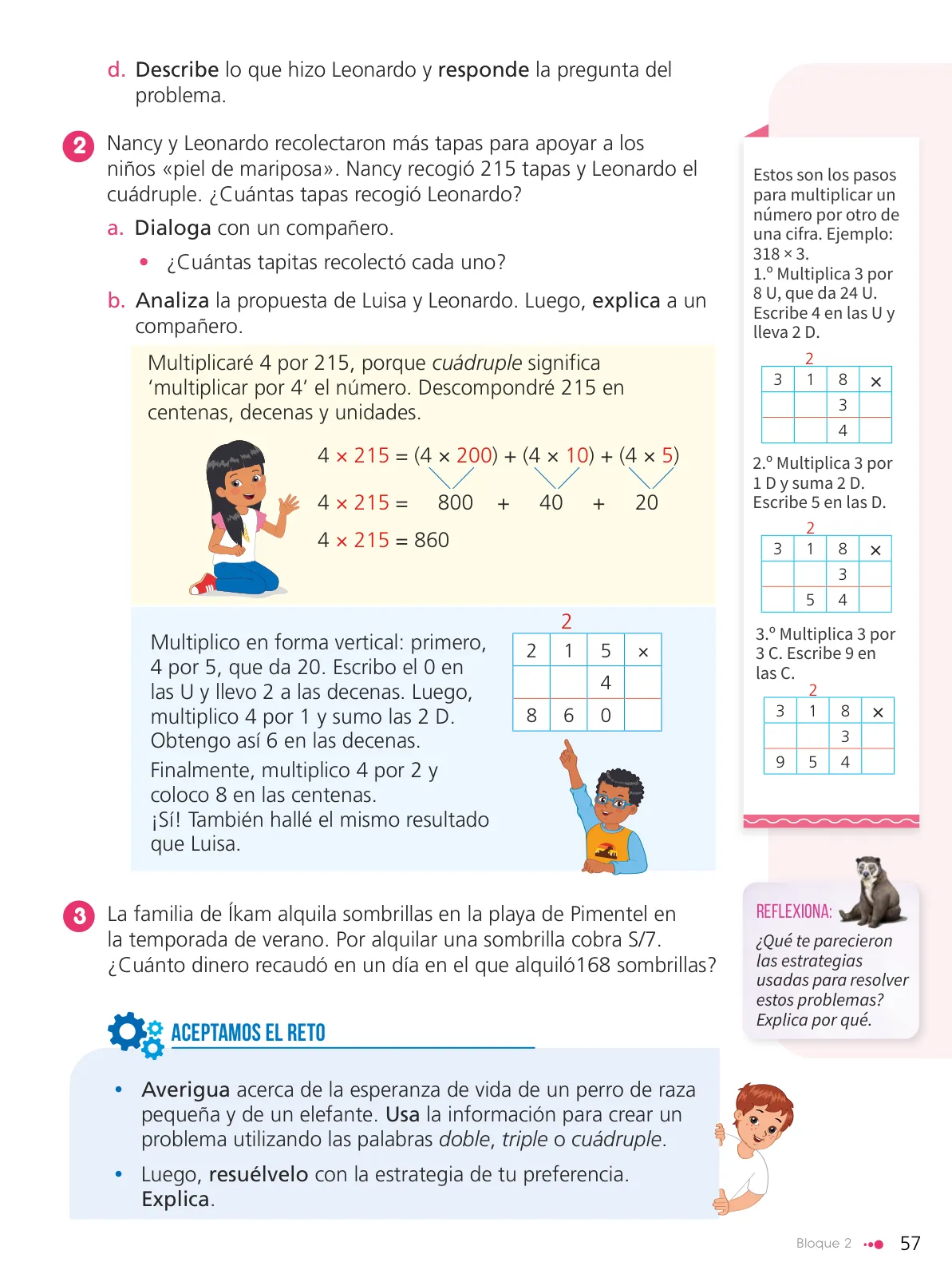 Página 59 de Texto de Matemática 4. Cuarto grado de Primaria · 2024