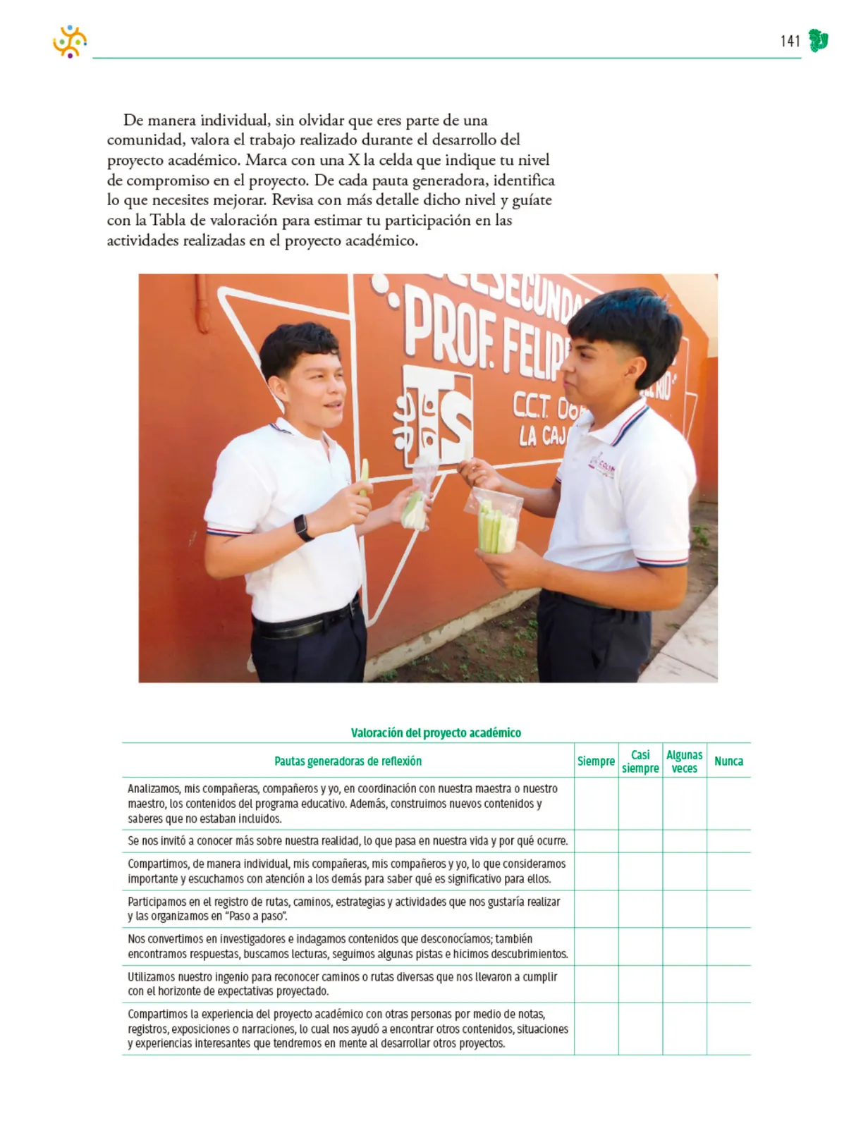 Página 142 de Colección Nanahuatzin. Nuestro libro de Proyectos.  Tomo II.  Libro de Educación Telesecundaria Grado 3°  Ciclo Escolar 2025 - 2026