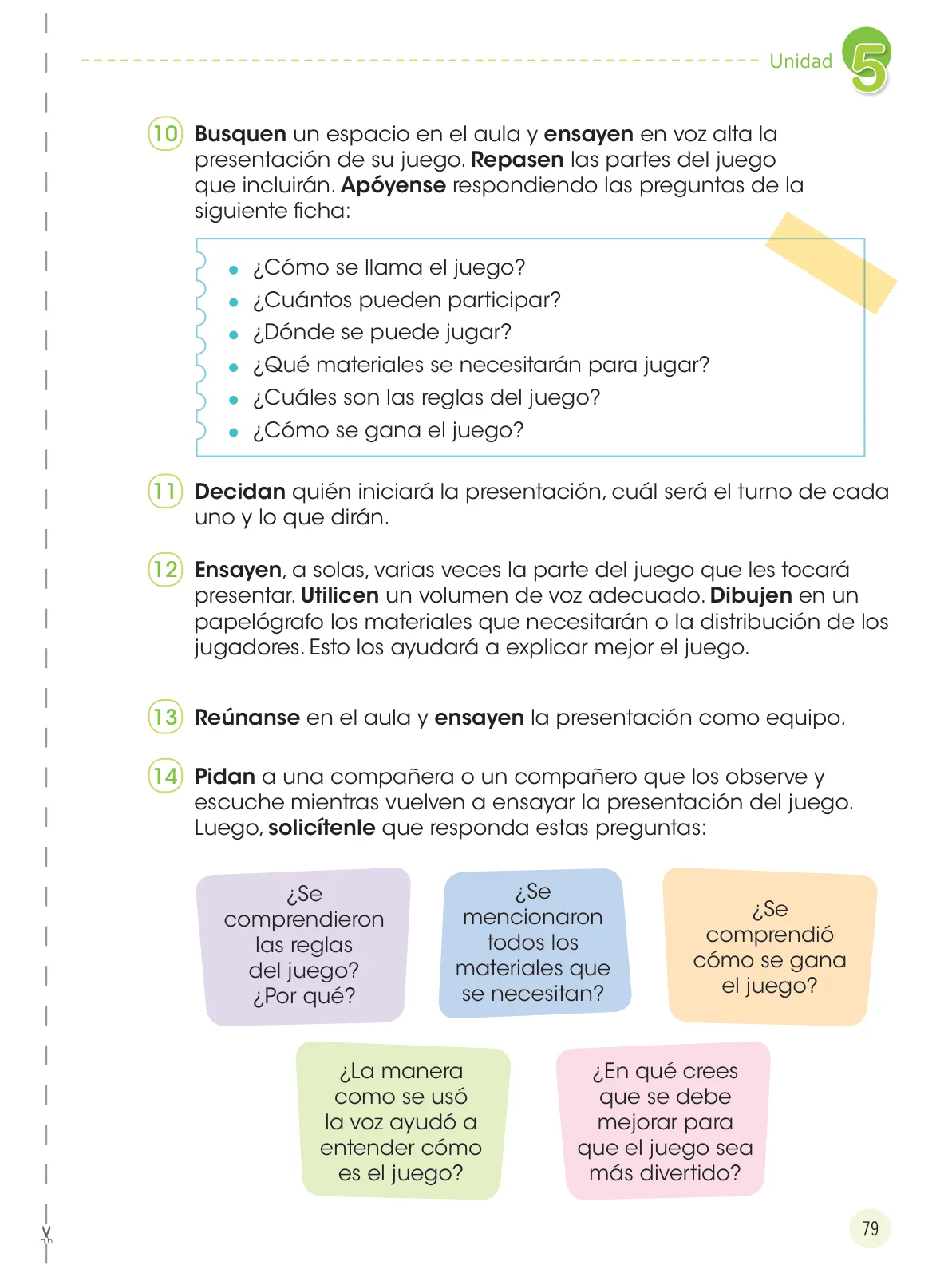 Página 81 de Comunicación 3 : cuaderno de trabajo para tercer grado de Educación Primaria 2019 · 2019