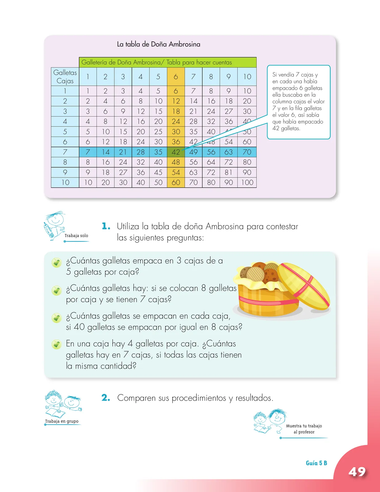 Página 49 de Matematica 3° · Cartilla 01