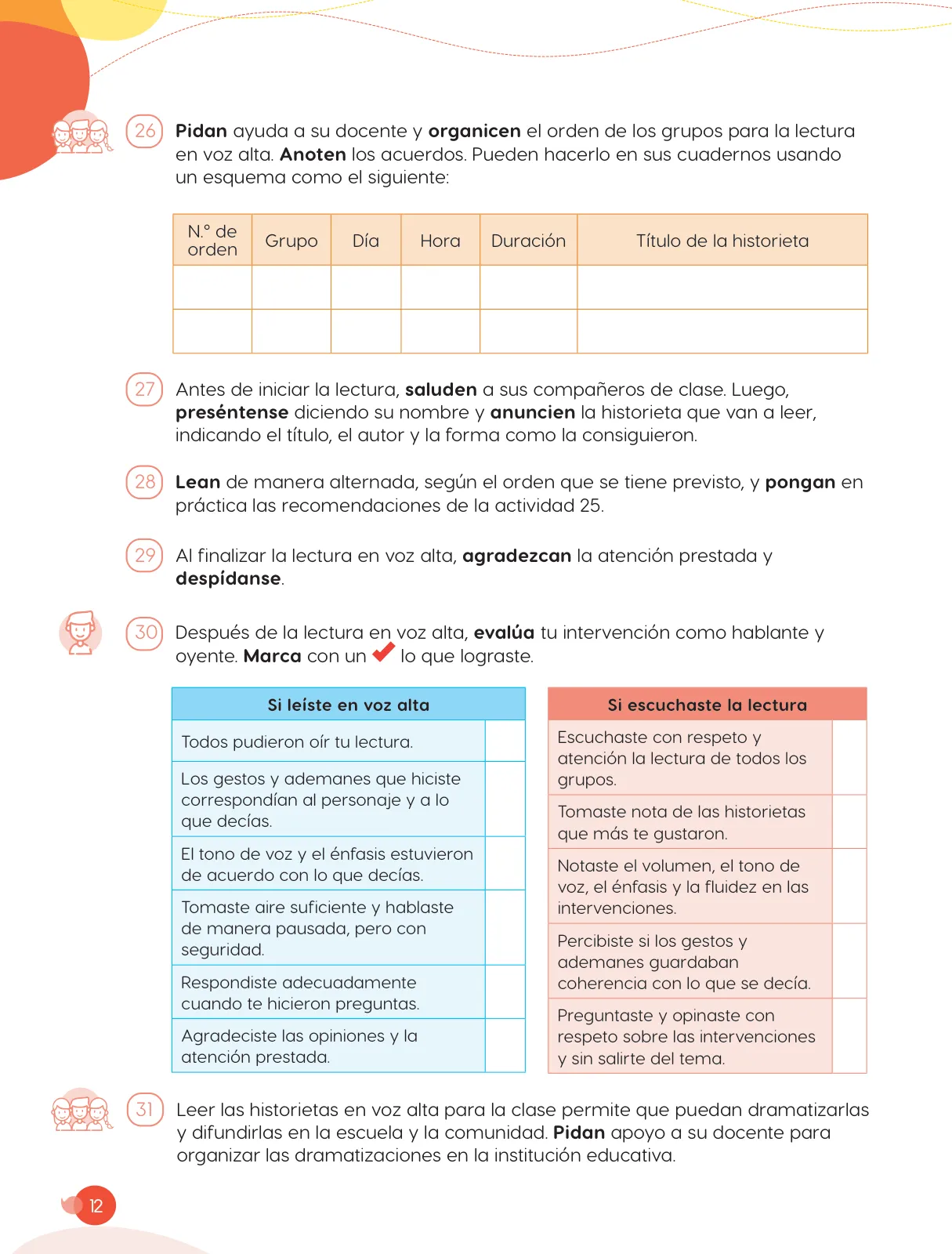 Miniatura página 14 de Cuadernillo de Comunicación 5, quinto grado de Primaria · 2023