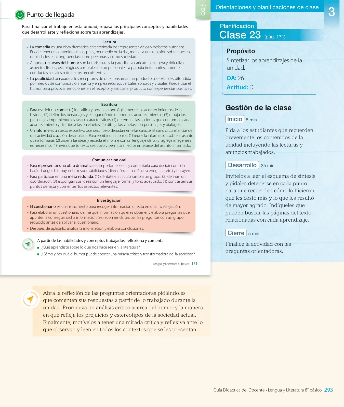 Miniatura página 65 de Lengua y Literatura – Octavo Básico | Texto del Estudiante MINEDUC – Descargar PDF · 2024