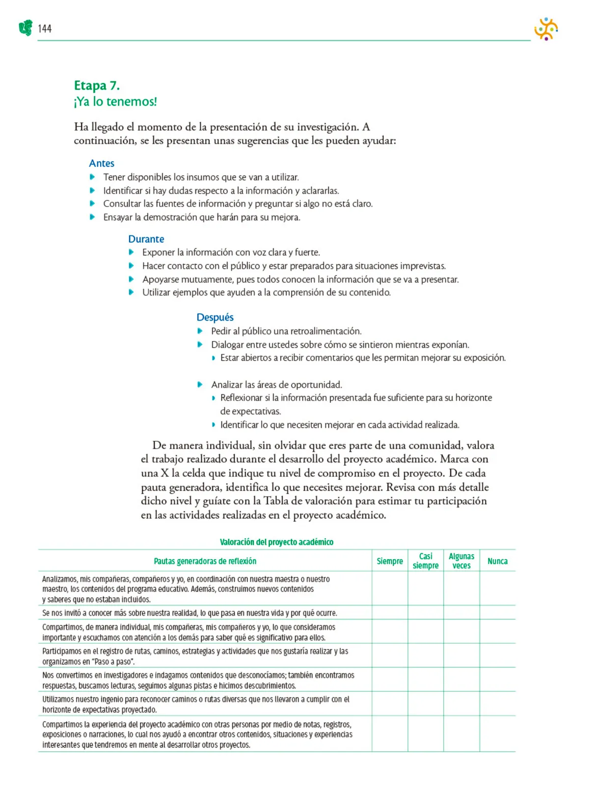Miniatura página 145 de Colección Nanahuatzin. Nuestro libro de Proyectos. Tomo I.   Libro de Educación Telesecundaria Grado 3°  Ciclo Escolar 2025 - 2026