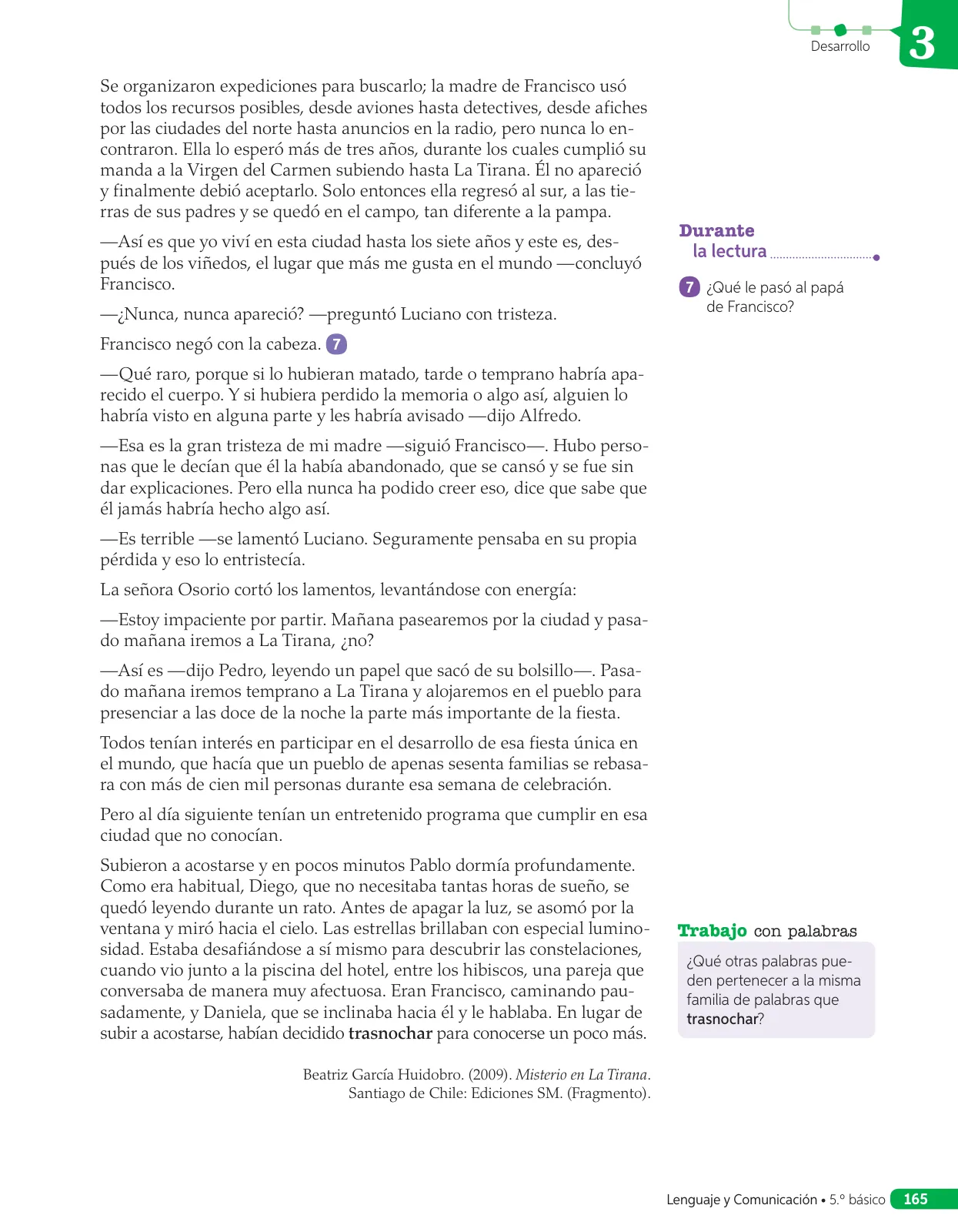 Página 72 de Lenguaje y Comunicación – Quinto Básico | Texto del Estudiante MINEDUC – Descargar PDF · 2024