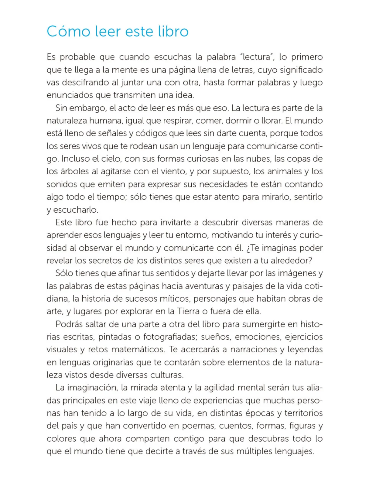 Página 8 de Múltiples lenguajes. Libro de Educación Primaria Grado 1° Ciclo Escolar 2025 - 2026