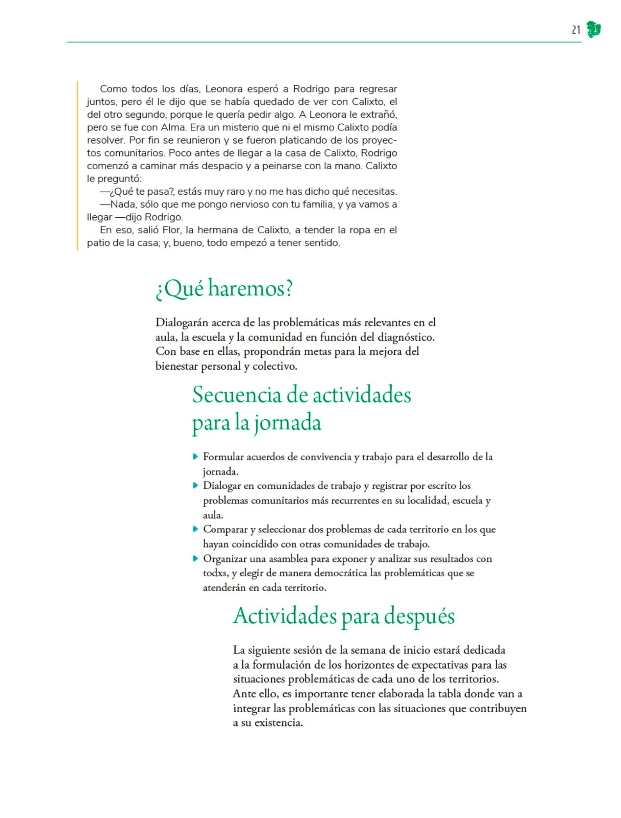 Página 22 de Colección Sk´asolil. Nuestro libro de Proyectos. Tomo I. Libro de Educación Telesecundaria Grado 2° Ciclo Escolar 2025 - 2026