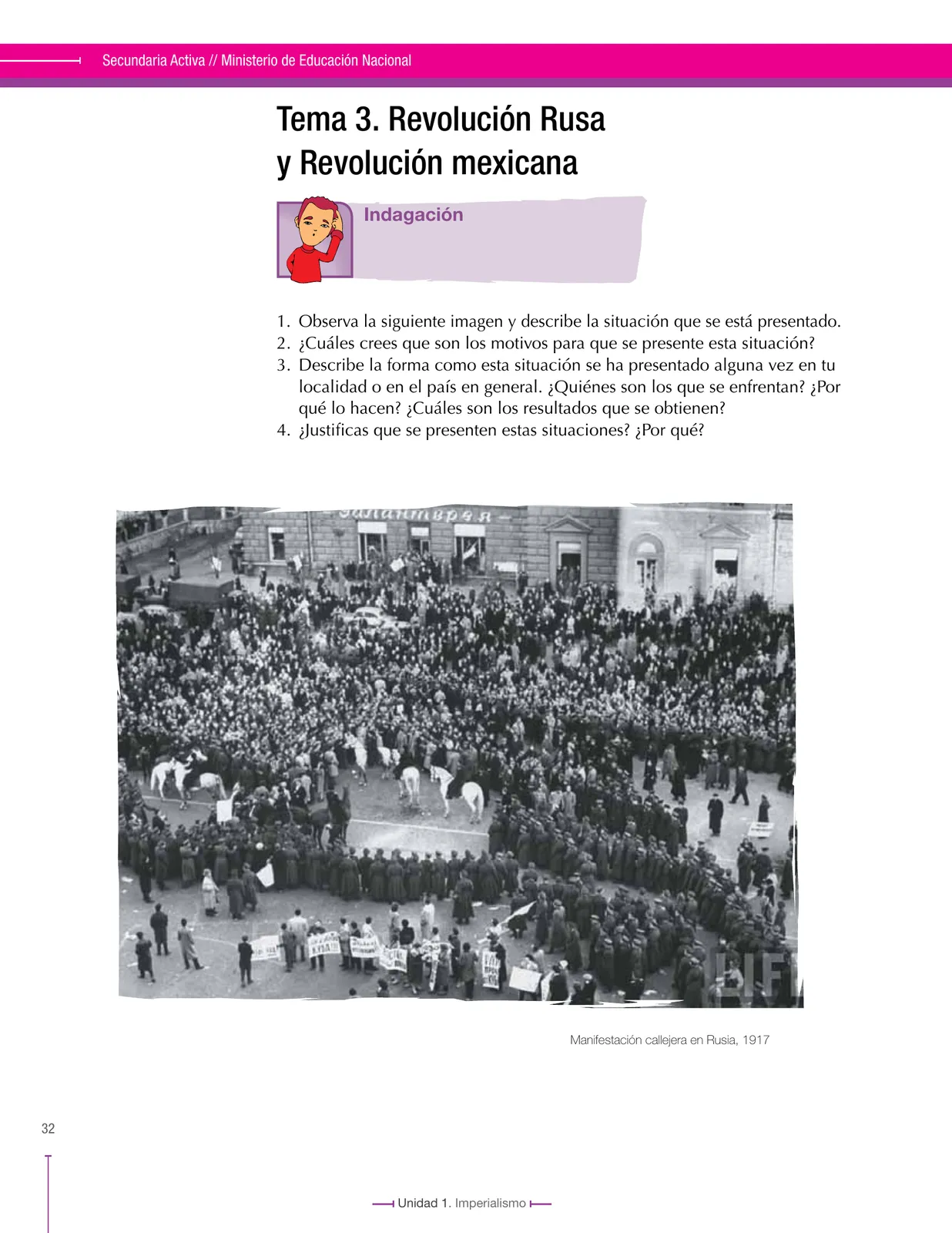Miniatura página 32 de Ciencias Sociales 9° · Secundaria Activa