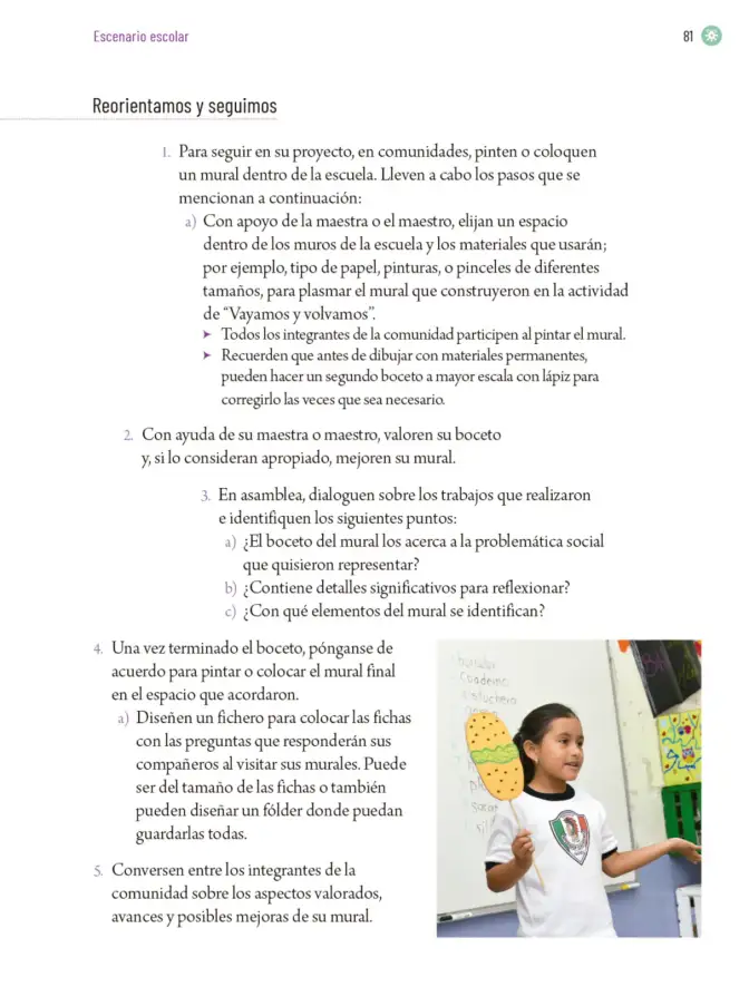 Página 84 de Proyectos Escolares. Libro de Educación Primaria Grado 6° Ciclo Escolar 2025 - 2026