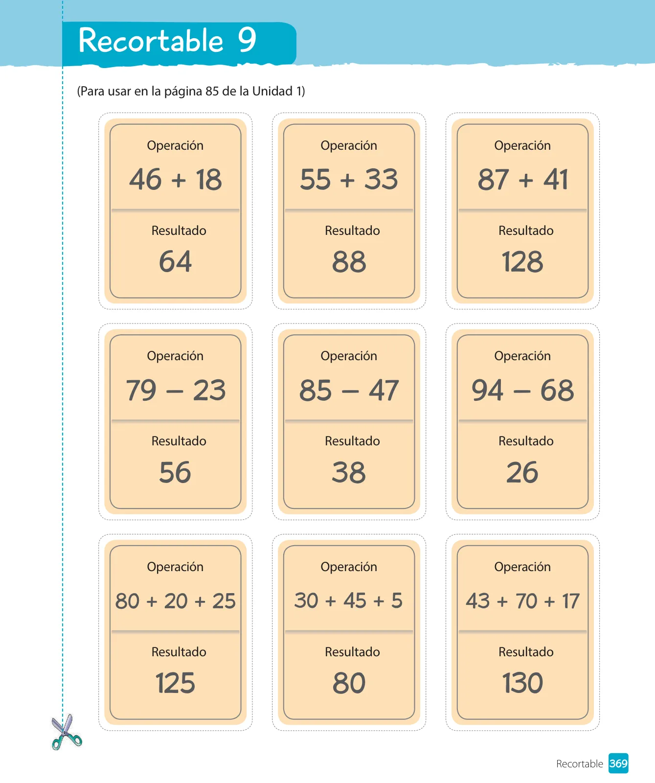 Página 371 de Matemática – Tercero Básico | Texto del Estudiante MINEDUC – Descargar PDF · 2024