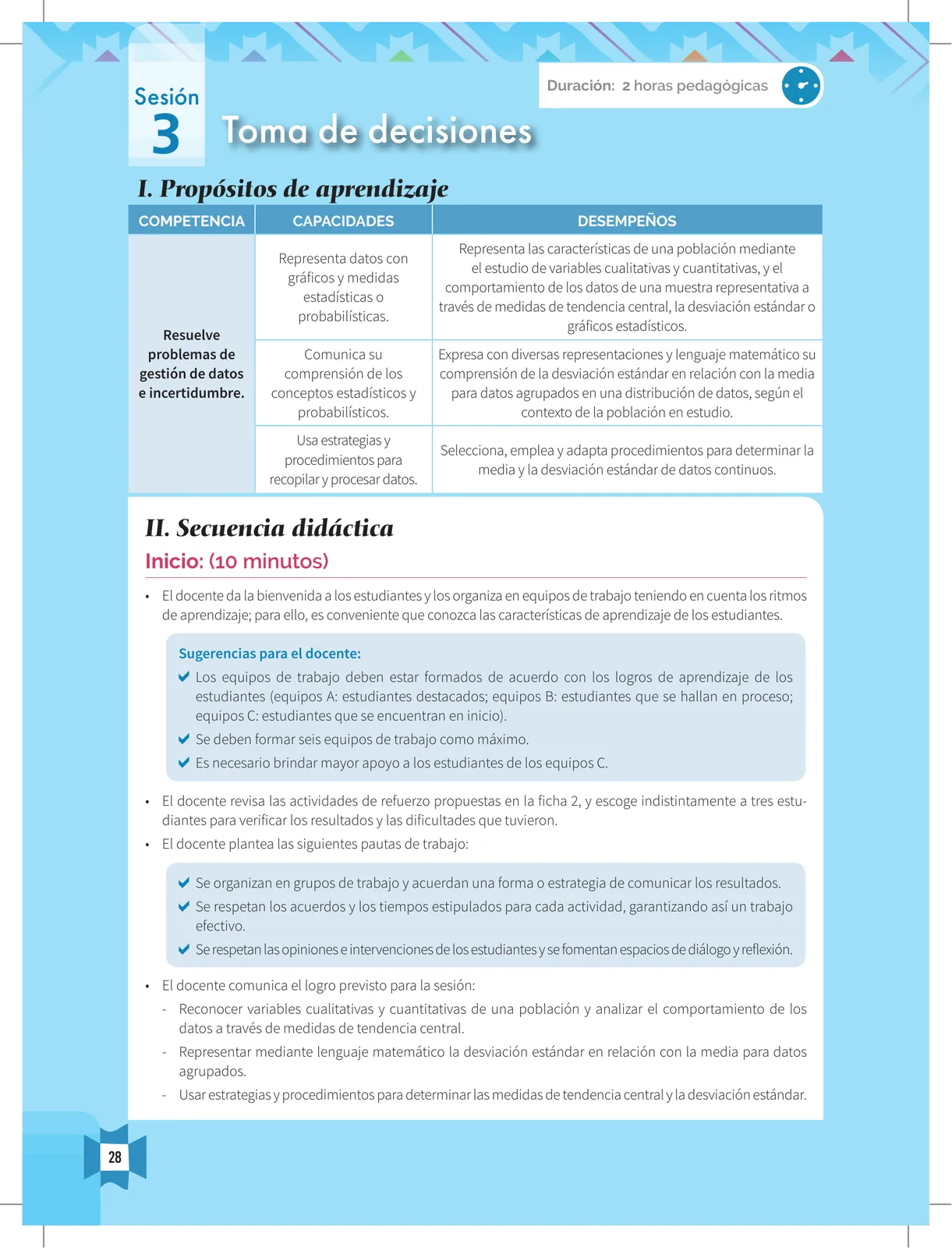 Miniatura página 30 de Resolvamos problemas 4 : manual para el docente 2018 · 2018