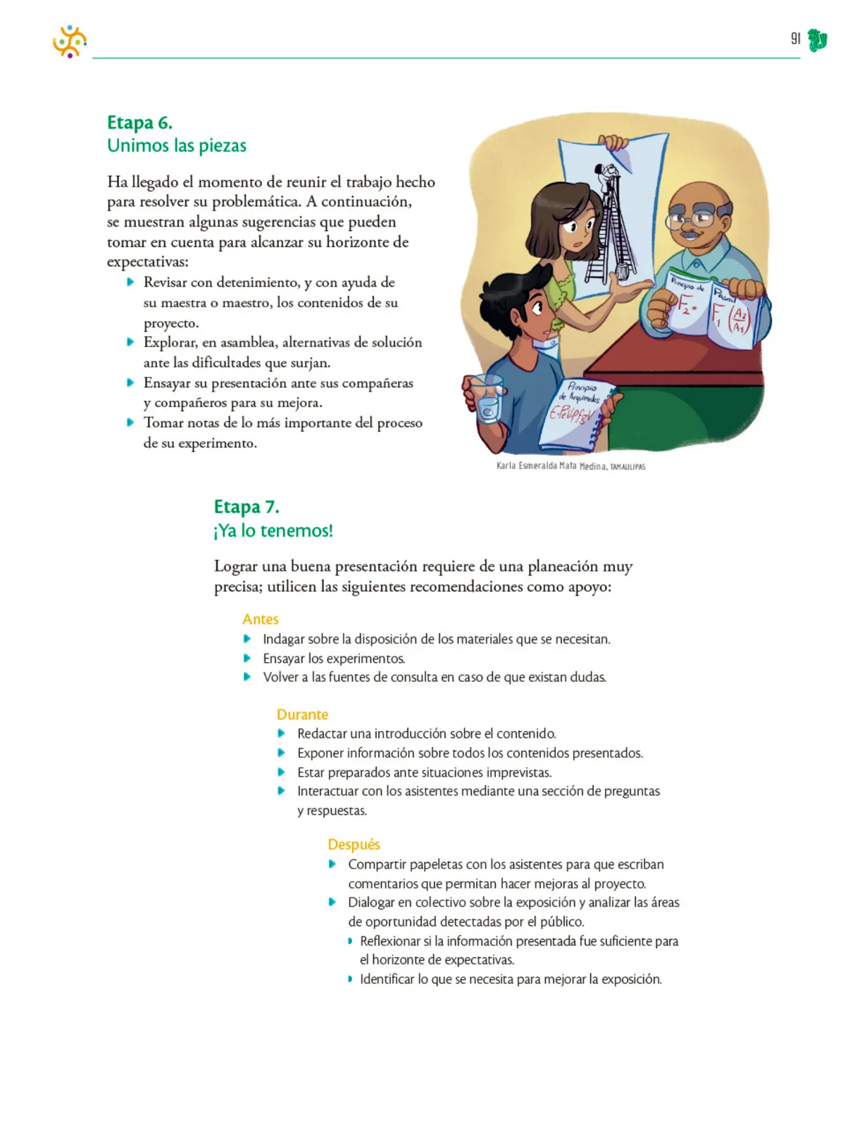 Miniatura página 92 de Colección Sk´asolil. Nuestro libro de Proyectos.  Tomo II.  Libro de Educación Telesecundaria Grado 2°  Ciclo Escolar 2025 - 2026