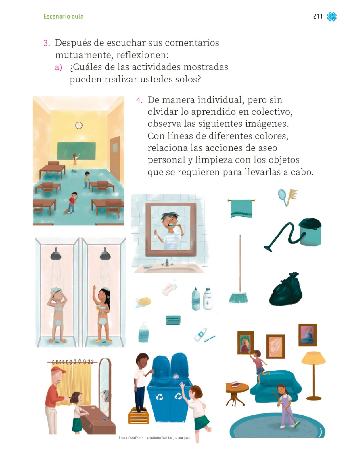 Página 212 de Proyectos de Aula.   Libro de Educación Primaria Grado 1°  Ciclo Escolar 2025 - 2026