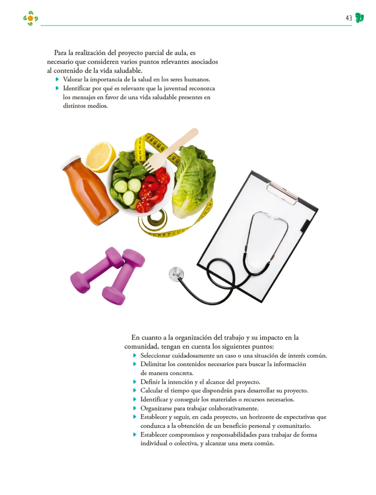 Miniatura página 44 de Colección Sk´asolil. Nuestro libro de Proyectos.  Tomo III.  Libro de Educación Telesecundaria Grado 2°  Ciclo Escolar 2025 - 2026