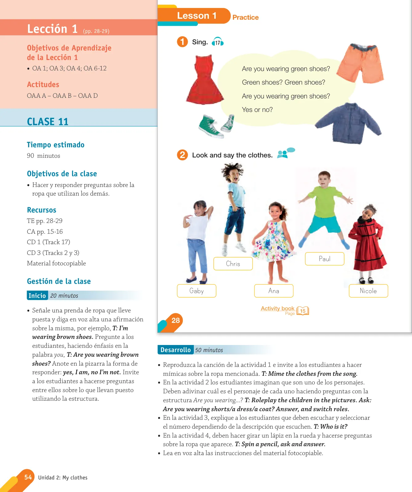 Miniatura página 56 de Inglés – Segundo Básico | Texto del Estudiante MINEDUC – Descargar PDF · 2024