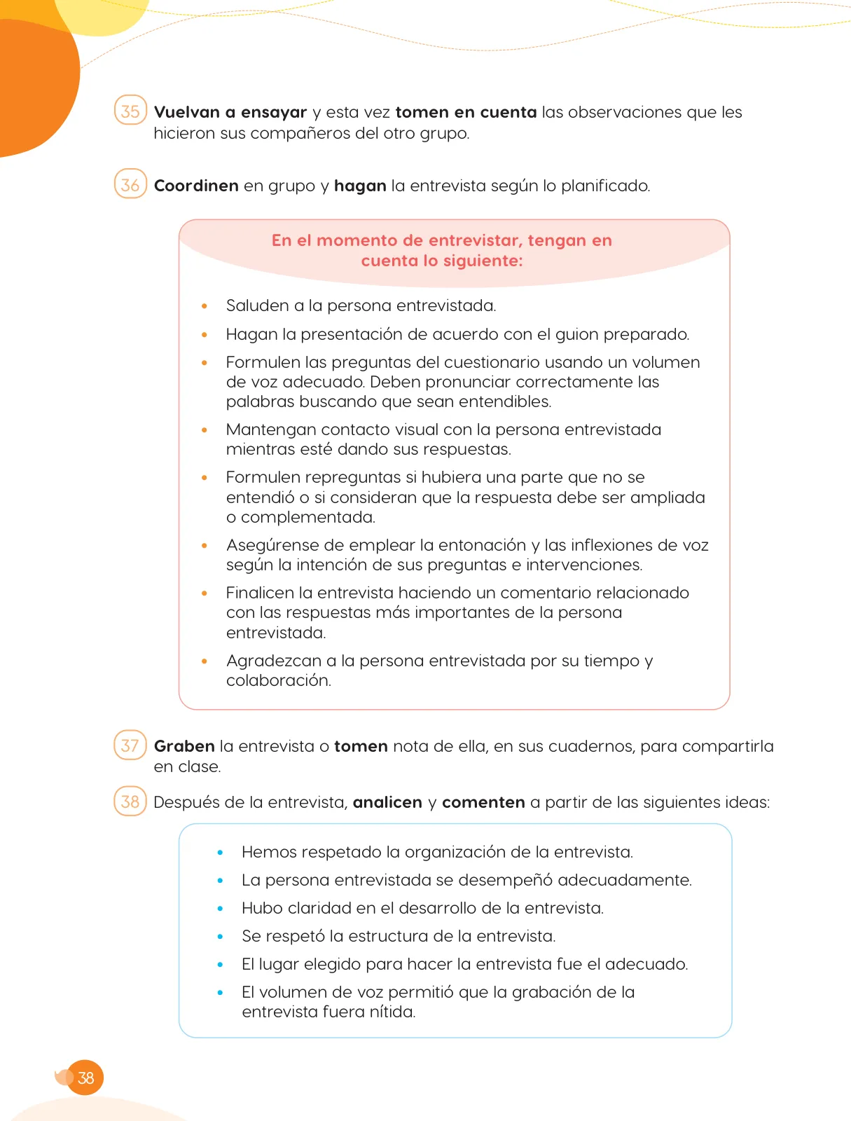 Página 40 de Cuadernillo de Comunicación 6, sexto grado de Primaria · 2023