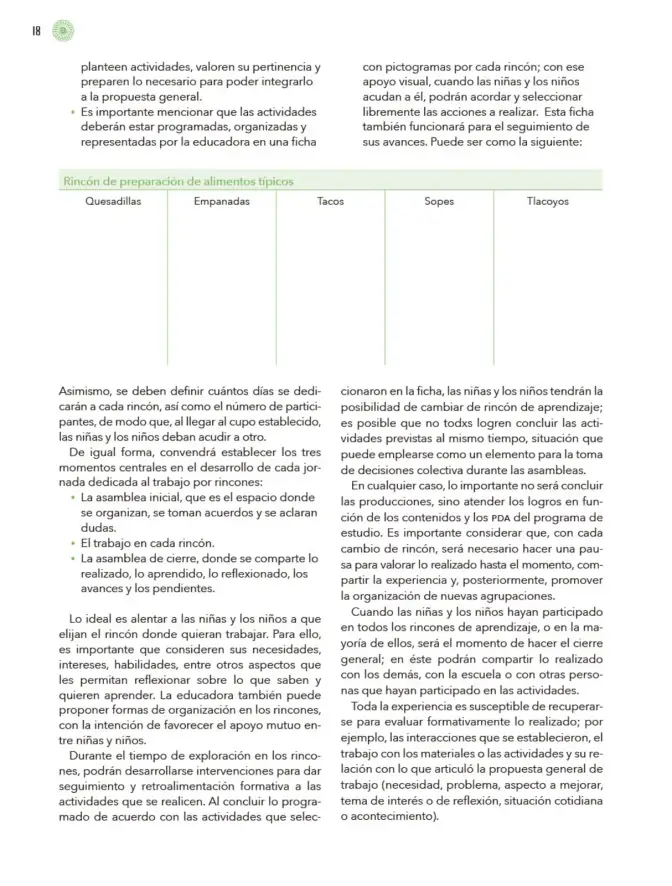 Página 19 de Modalidades de trabajo para la acción transformadora y el codiseño Libro de Educación Preescolar Grado 1°, 2°, 3° Ciclo Escolar 2025 - 2026
