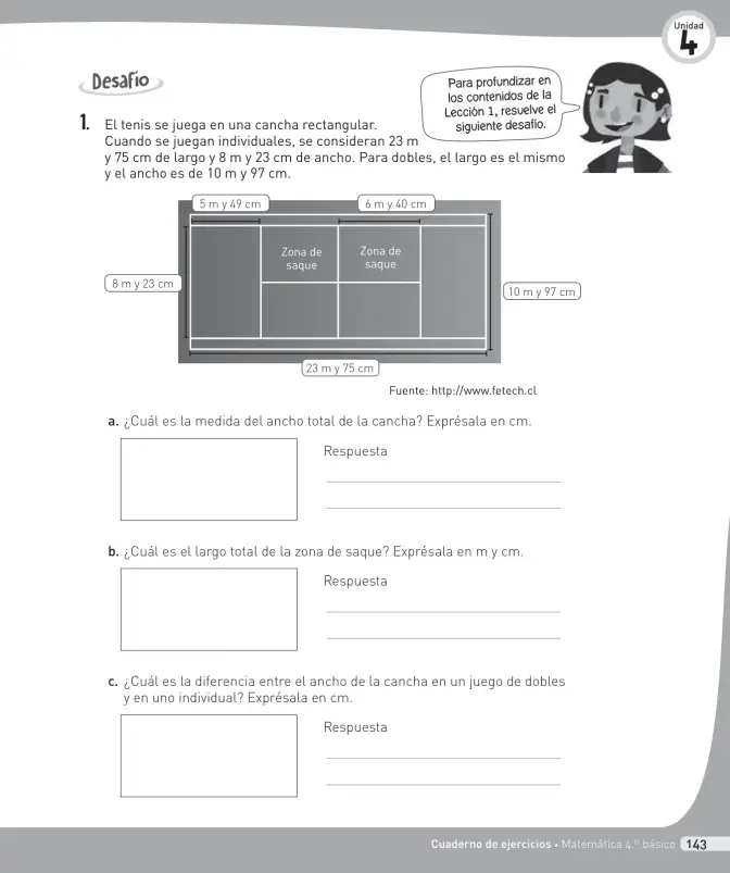 Página 144 de Matemática – Cuarto Básico | Texto del Estudiante MINEDUC – Descargar PDF · 2024