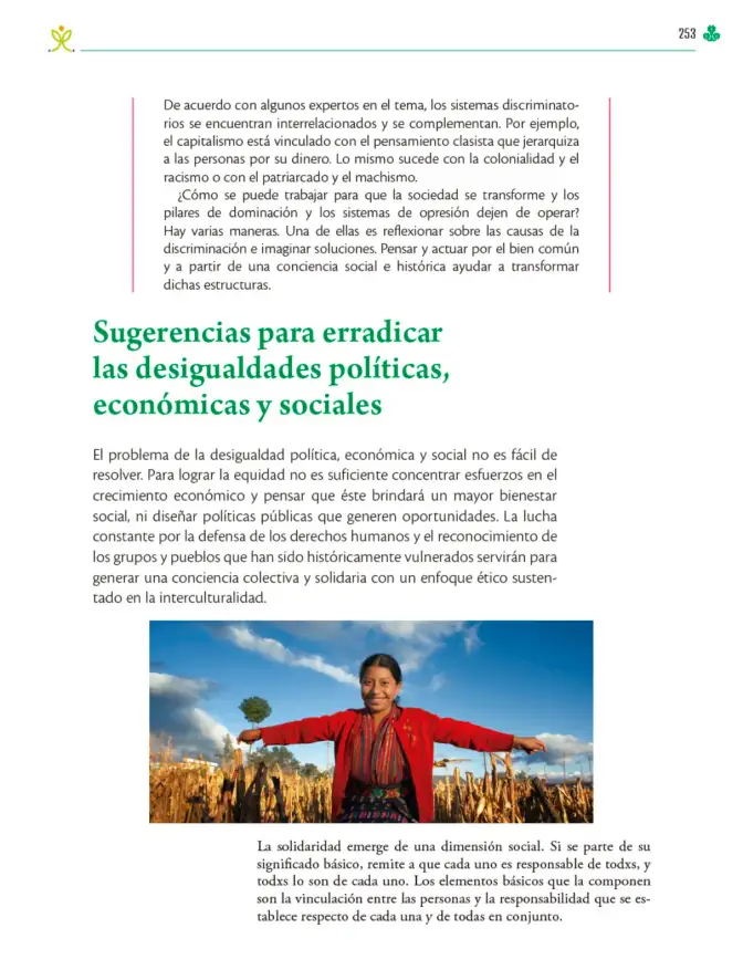 Página 254 de Colección Nanahuatzin. Ética, naturaleza y sociedades. Libro de Educación Telesecundaria Grado 3° Ciclo Escolar 2025 - 2026