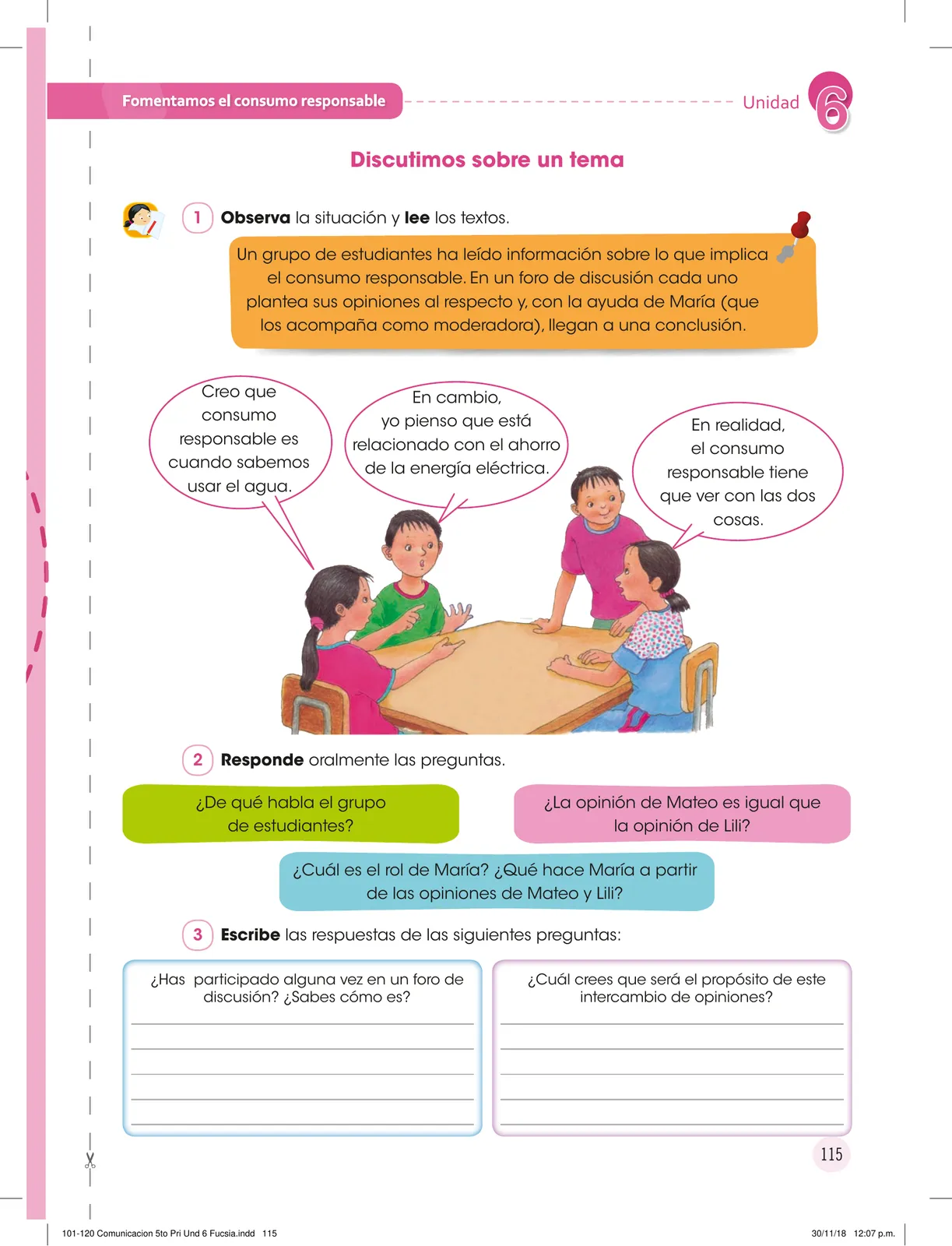 Miniatura página 117 de Comunicación : cuadernillo de trabajo 5 · 2018