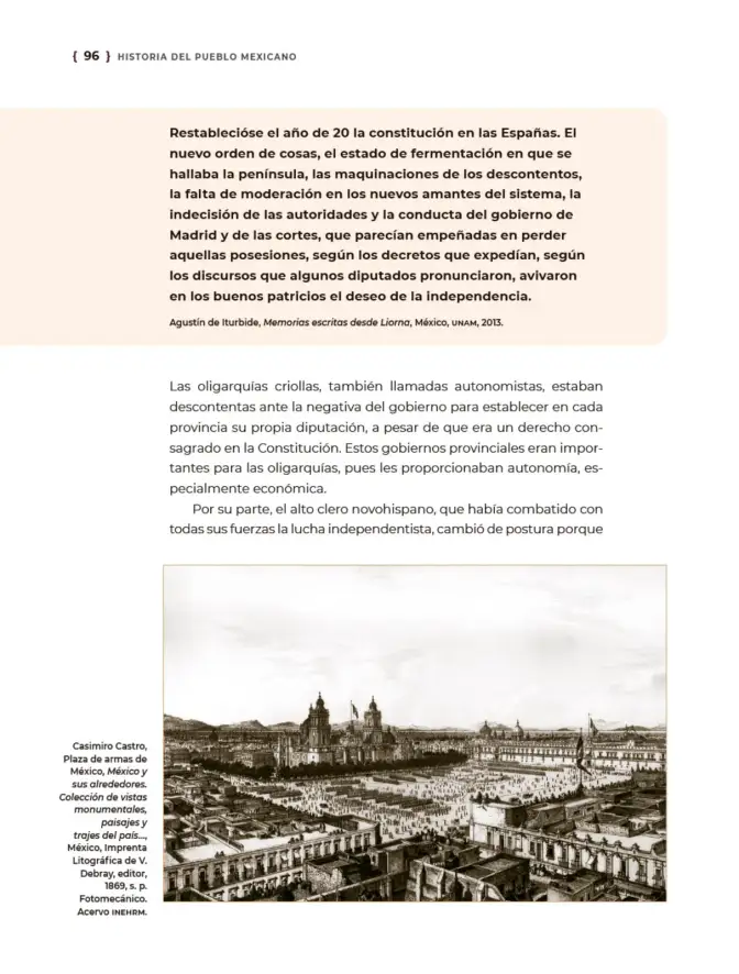 Página 97 de Historia del pueblo mexicano. Multigrado Libro de Educación Telesecundaria Grado 1° Ciclo Escolar 2025 - 2026