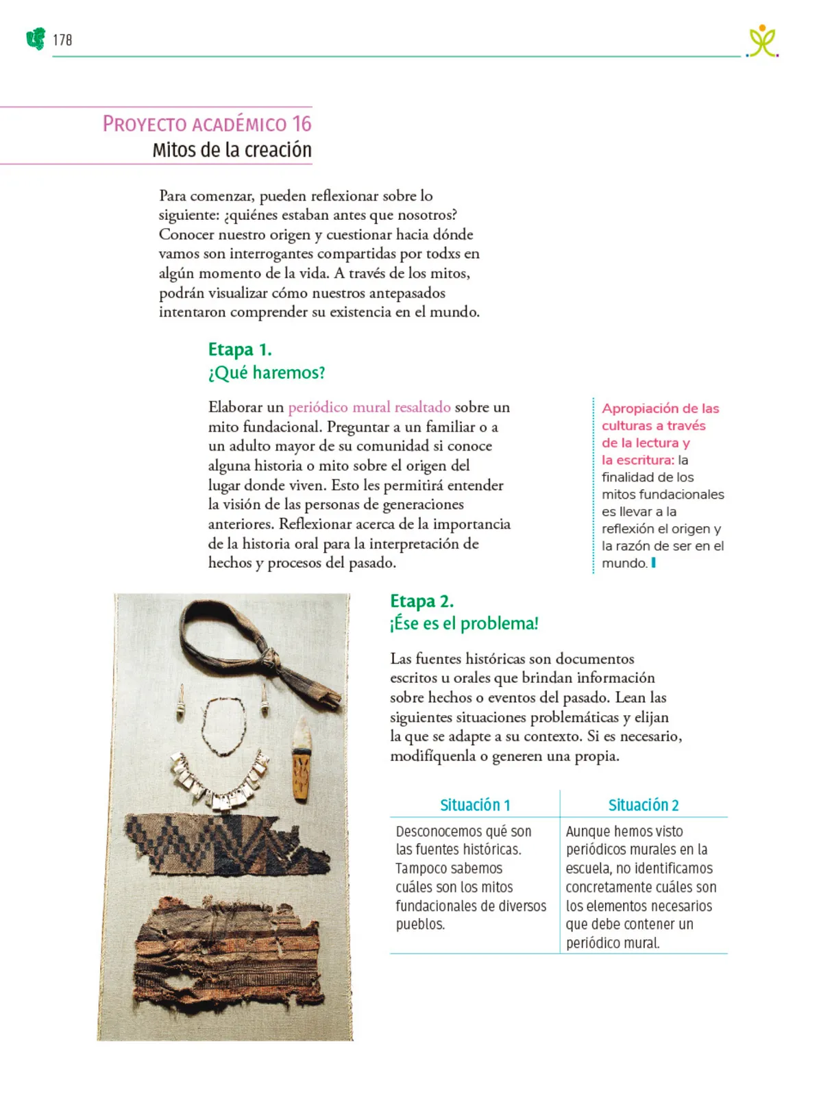 Miniatura página 179 de Colección Ximhai. Nuestro libro de Proyectos.  Tomo II.   Libro de Educación Telesecundaria Grado 1°  Ciclo Escolar 2025 - 2026