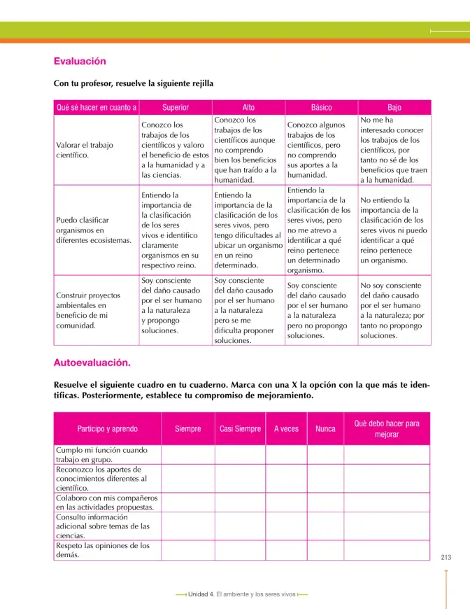 Página 217 de Ciencias Naturales 6° · Secundaria Activa