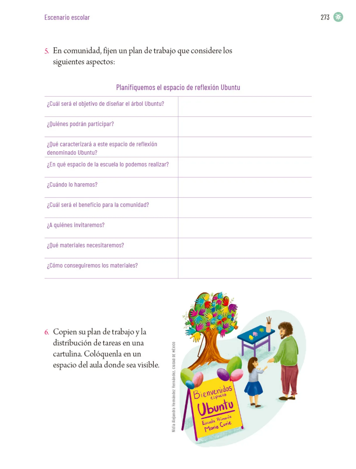 Página 276 de Proyectos Escolares. Libro de Educación Primaria Grado 5° Ciclo Escolar 2025 - 2026