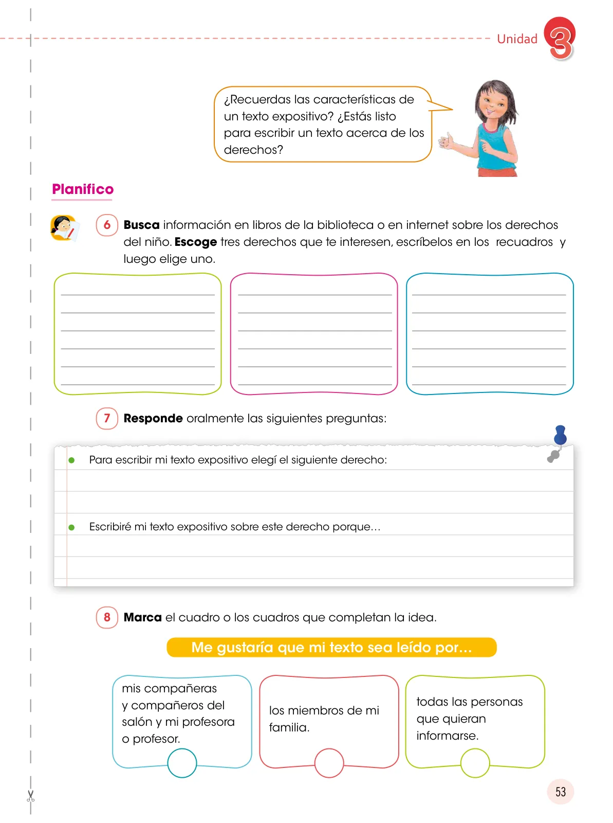 Página 54 de Comunicación 5 : cuaderno de trabajo para quinto grado de Educación Primaria 2019 · 2019