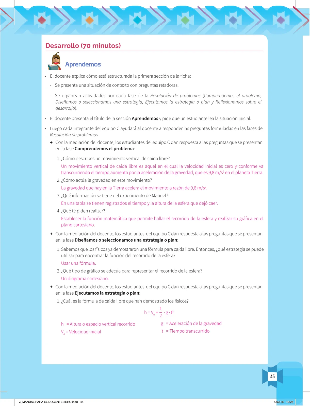 Miniatura página 47 de Resolvamos problemas 3 : manual para el docente 2018 · 2018