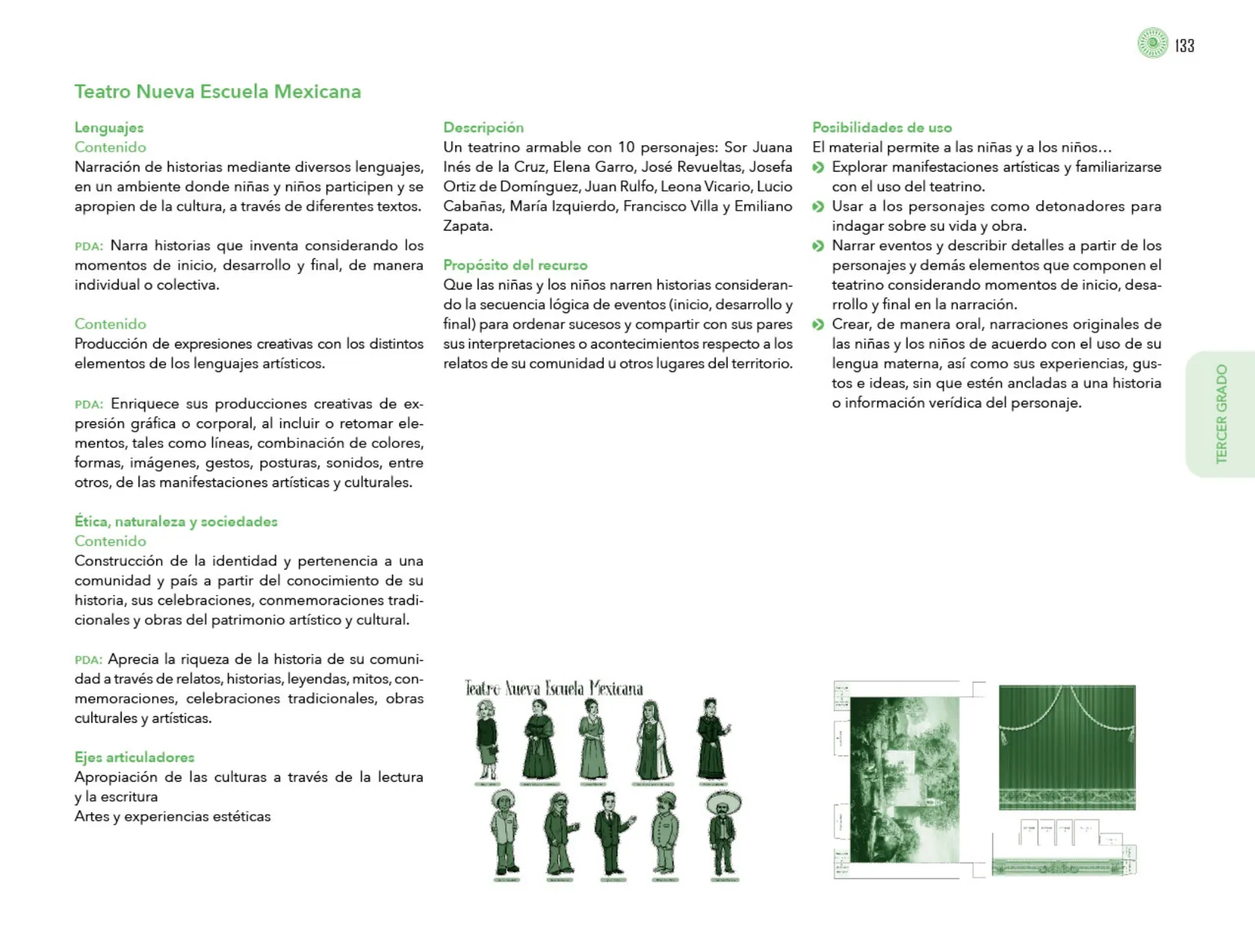 Página 134 de Posibilidades de trabajo para la acción transformadora y el codiseño. Ficheros. Fase 2 Libro de Educación Preescolar Grado 1°, 2°, 3° Ciclo Escolar 2025 - 2026