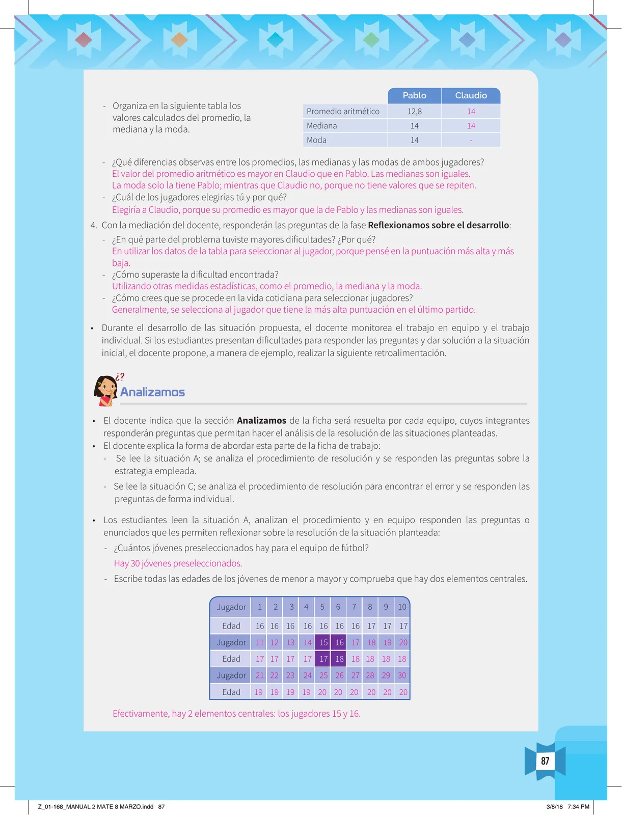 Miniatura página 89 de Resolvamos problemas 2 : manual para el docente 2018 · 2018