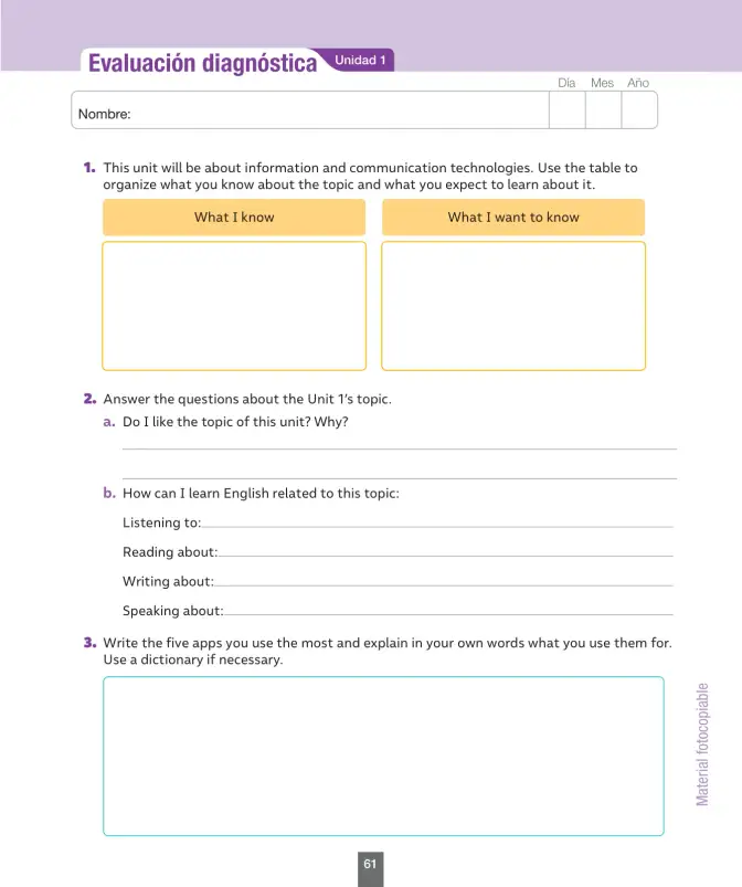Página 62 de Inglés – Octavo Básico | Student’s Book MINEDUC – Descargar PDF · 2024