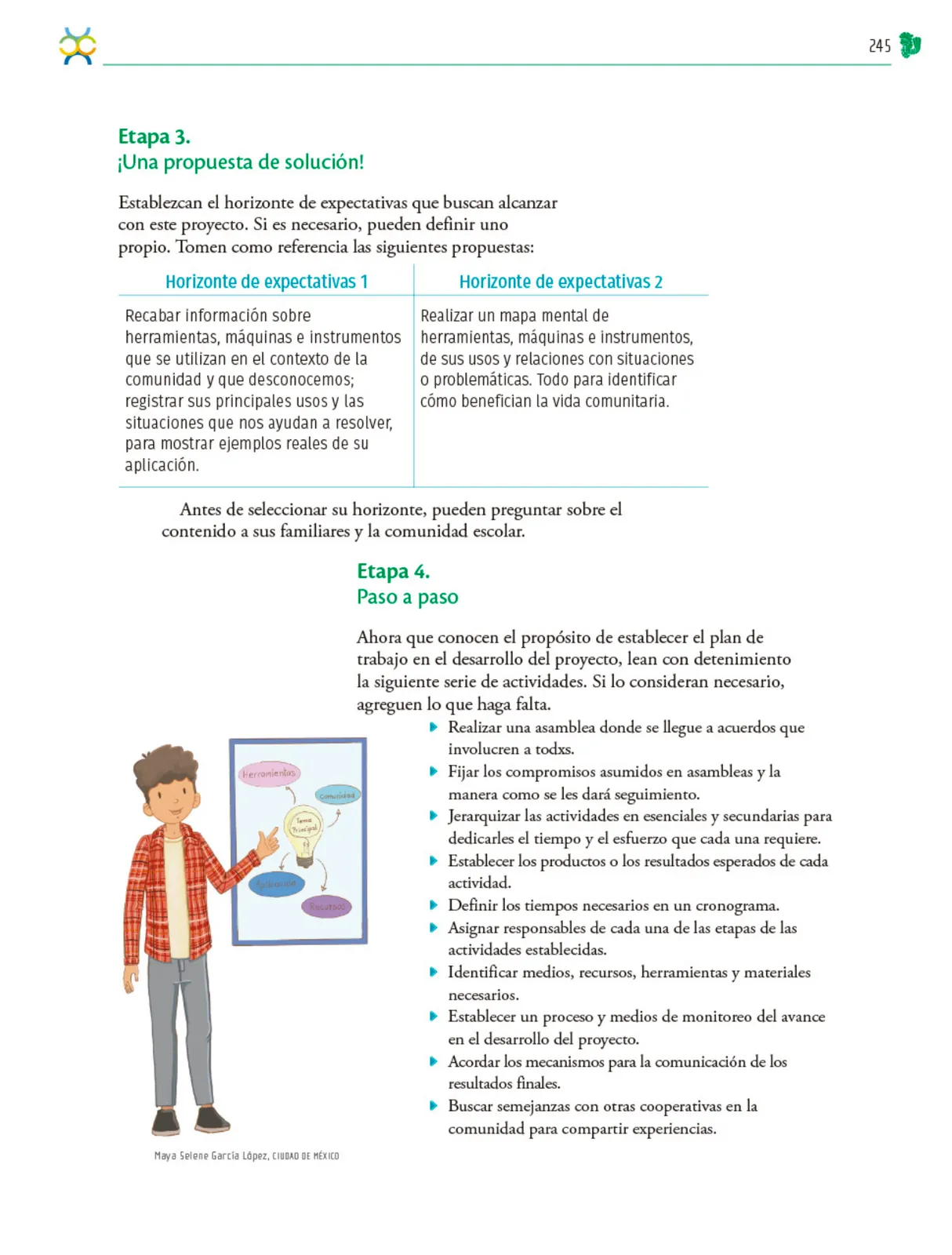 Página 246 de Colección Ximhai. Nuestro libro de Proyectos. Tomo II. Libro de Educación Telesecundaria Grado 1° Ciclo Escolar 2025 - 2026