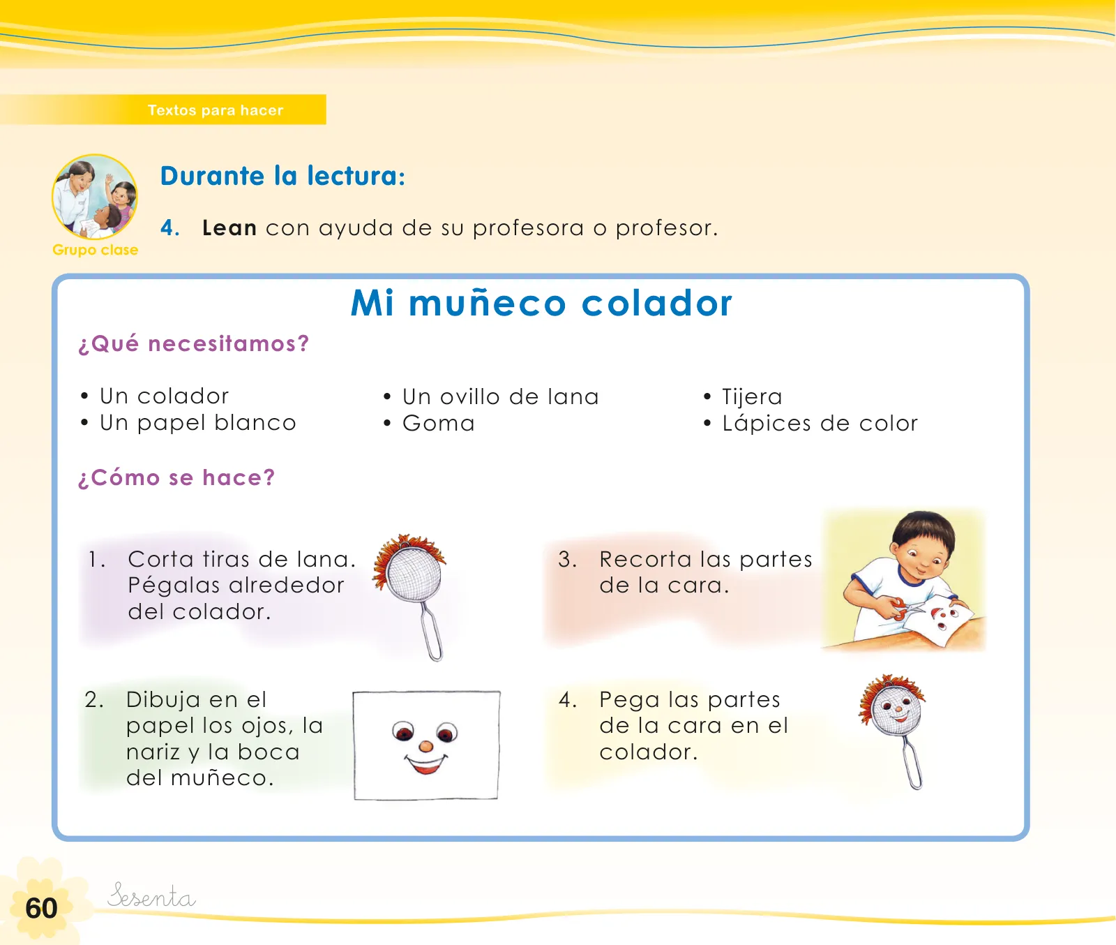 Miniatura página 62 de Comunicación 1 : cuaderno de trabajo para primer grado de Educación Primaria 2019 · 2019