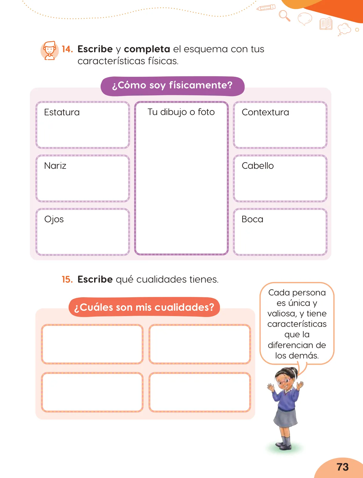 Página 75 de Cuadernillo de Comunicación 2. Segundo grado de Primaria · 2024