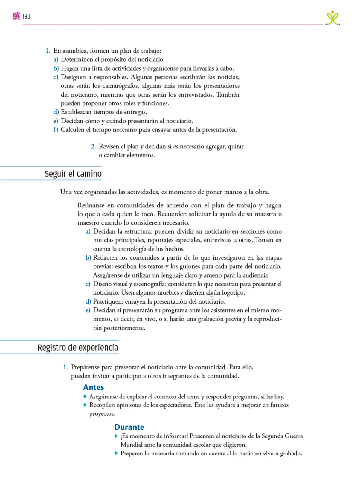 Miniatura página 191 de Colección Nanahuatzin. Nuestro libro de proyectos.   Libro de Educación Secundaria Grado 3°  Ciclo Escolar 2025 - 2026