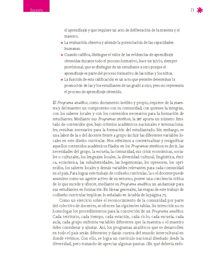 Página 74 de Un libro sin recetas para la maestra y el maestro. Fase 6. Libro de Educación Secundaria Grado 1°, 2°, 3° Ciclo Escolar 2025 - 2026