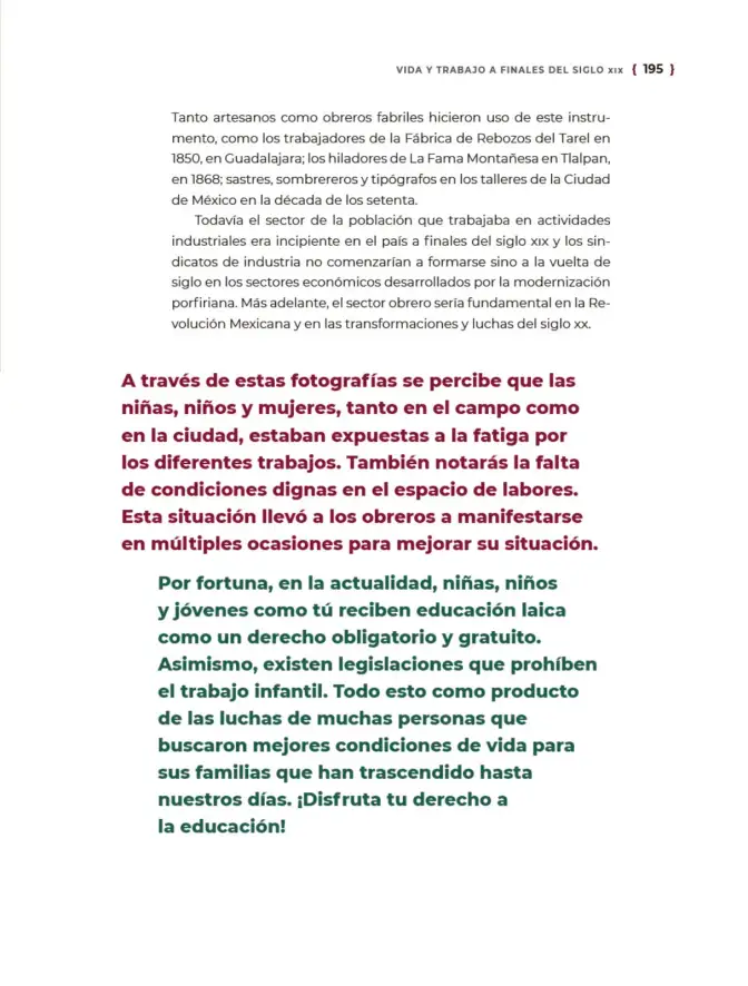 Página 196 de Historia del pueblo mexicano. Multigrado Libro de Educación Telesecundaria Grado 1° Ciclo Escolar 2025 - 2026