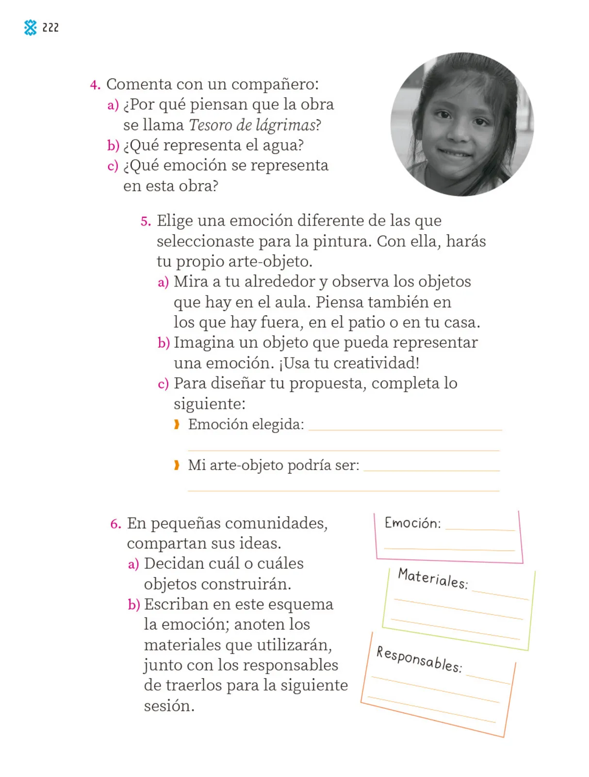 Página 223 de Proyectos Comunitarios. Libro de Educación Primaria Grado 1° Ciclo Escolar 2025 - 2026