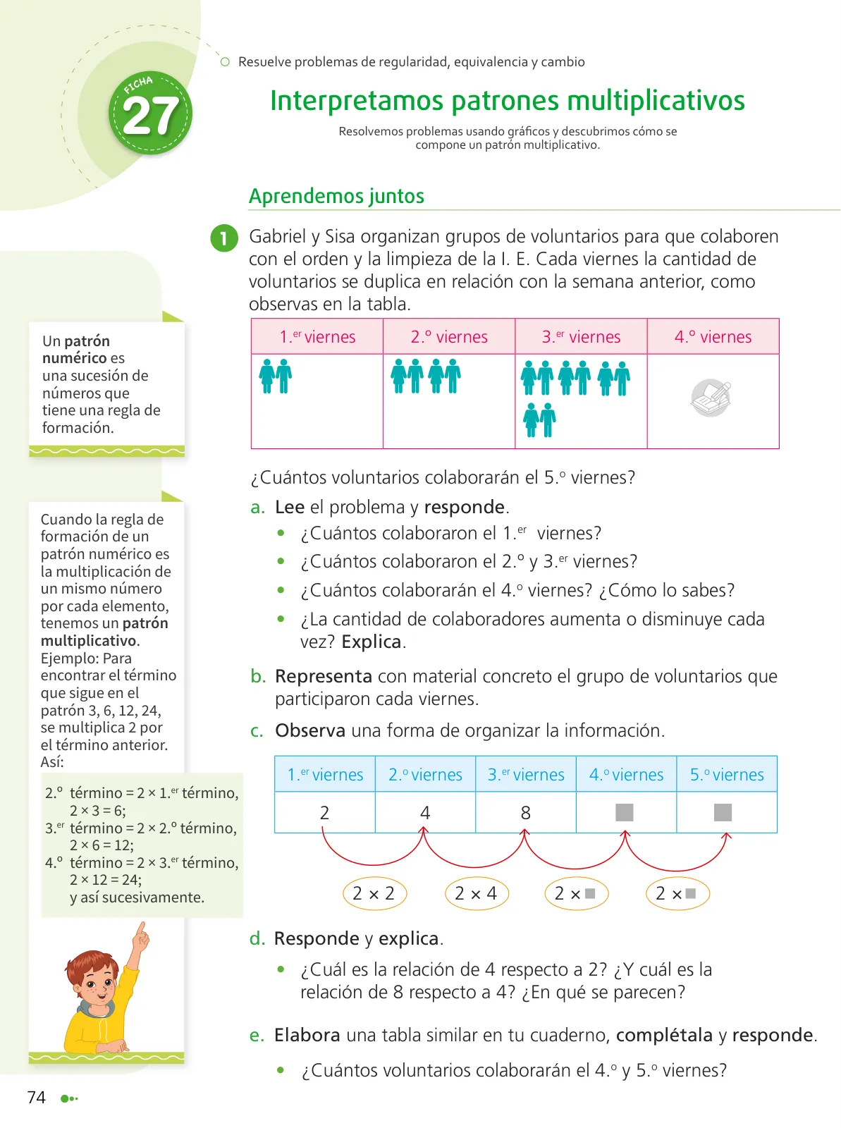 Página 76 de Texto de Matemática 4. Cuarto grado de Primaria · 2024